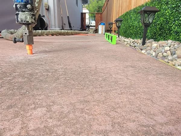 Concrete leveling example 2